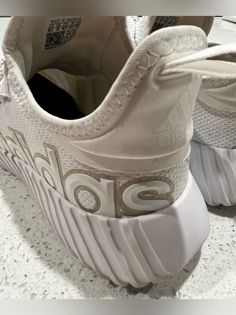 Adidas Kaptir 3 Men's Running Shoe WHT Athletic Sneaker Trainer #317 Size 9.5M